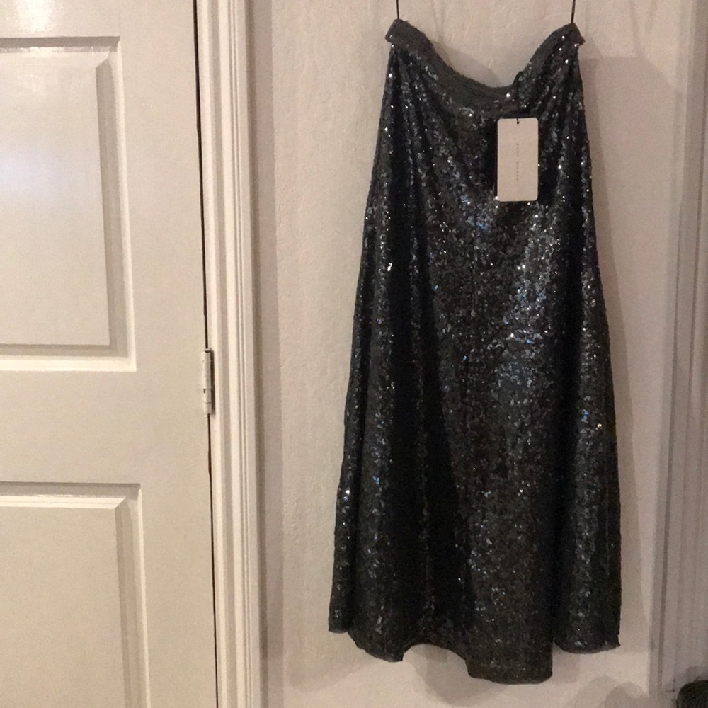 NWT zara sequin midi skirt